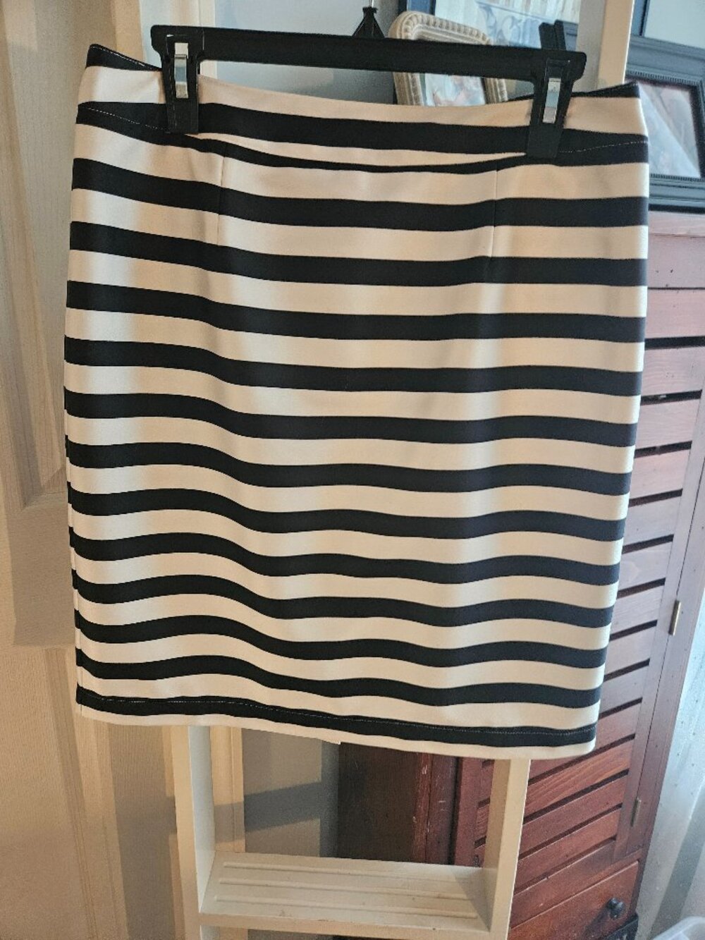Forever 21 - Black & White Striped Skirt